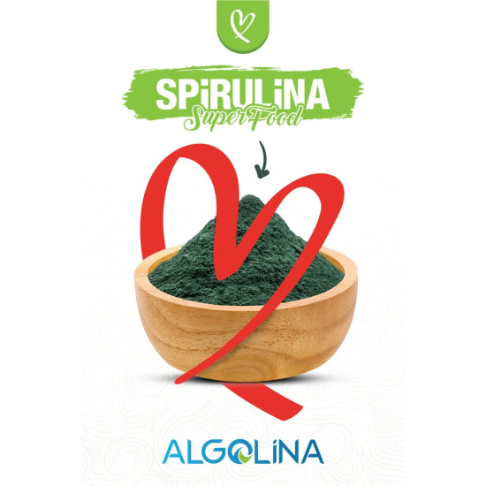 Algolina Spirulina Tozu 100 Gr (Spirulina Powder)